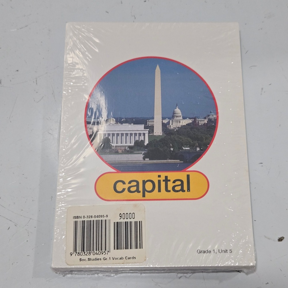 Scott Foresman Social Studies Grade 1 Unit 5 Vocabulary Cards 0328040959 New